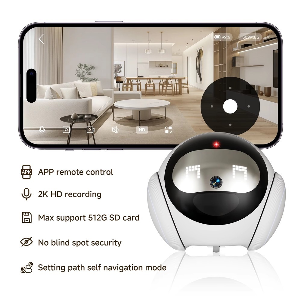 كاميرا أمان للحيوانات الأليفة  - مراجعة Home Security Robot وسعره