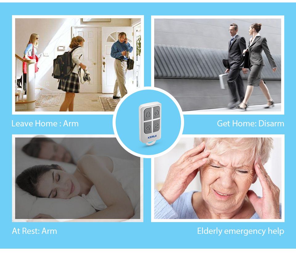 KERUI اللاسلكية عالية الأداء ا - مراجعة Sim Gsm Alarm وسعره