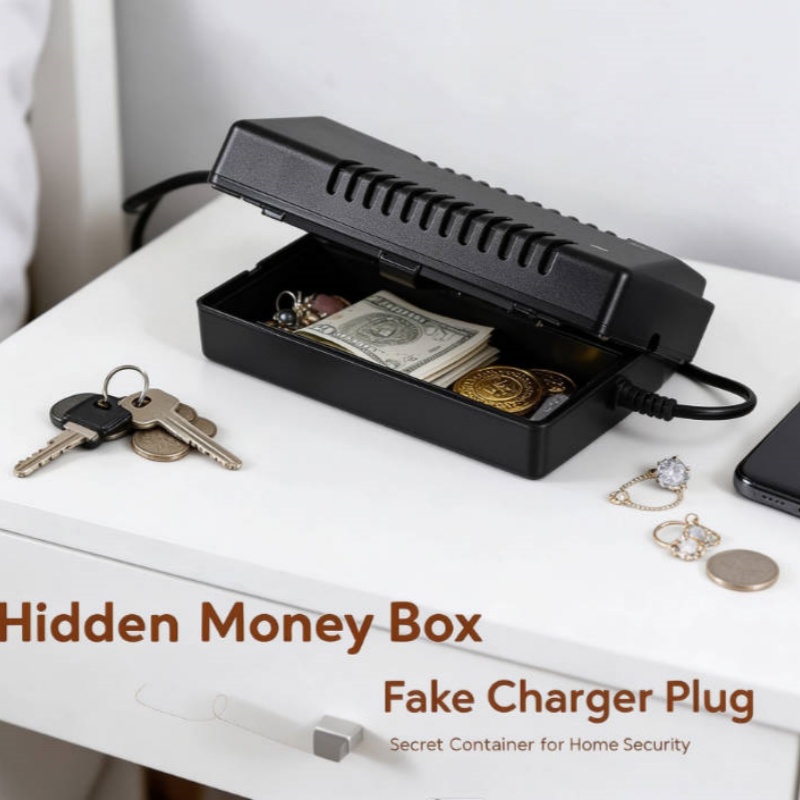 صندوق نقود مخفي، قابس شاحن وهم - مراجعة Home Security Items وسعره