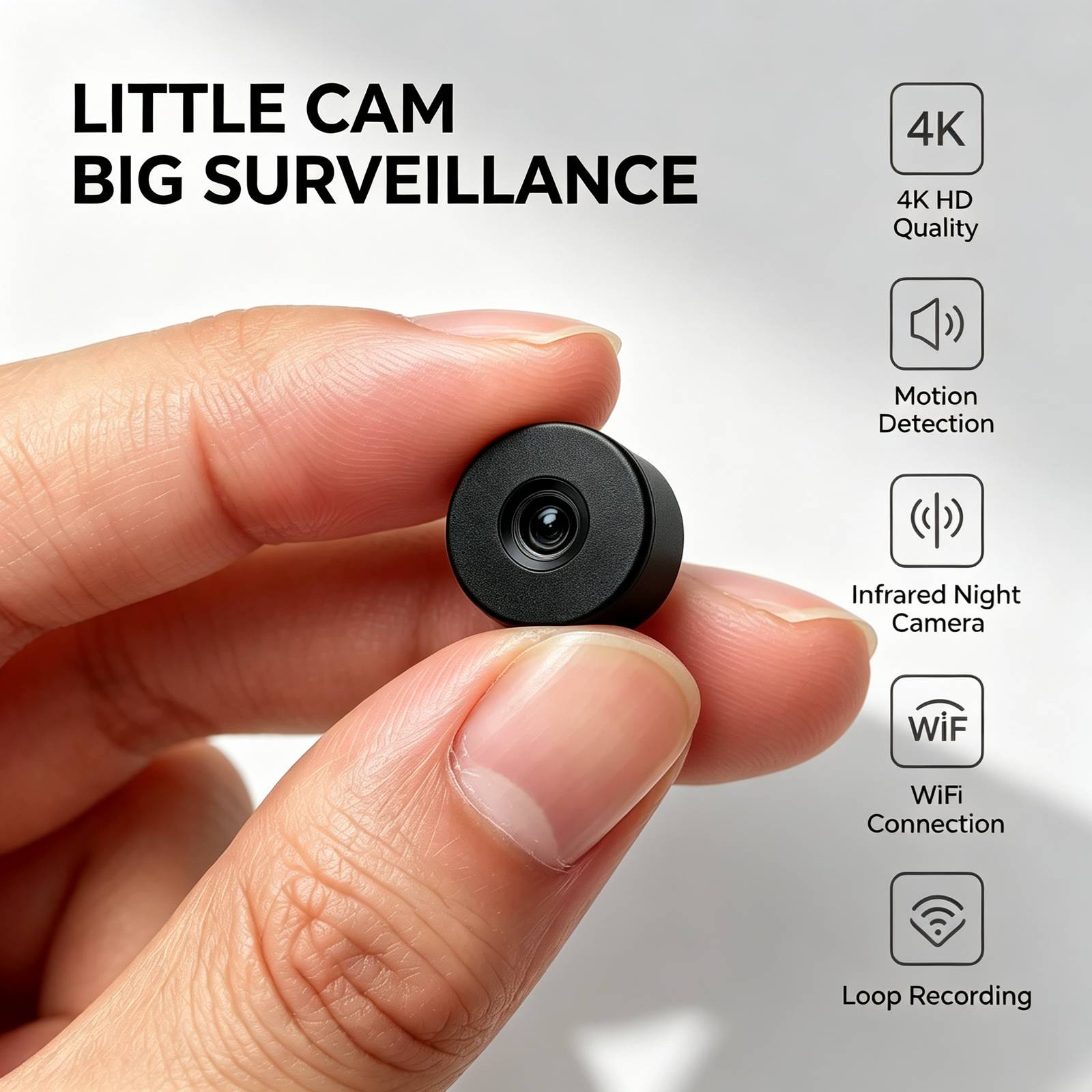 كاميرا مراقبة صغيرة R1 بتقنية  - مراجعة Home Security Items وسعره