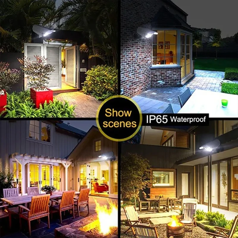 1-2 حزمة 77LED مستشعر حركة بال - مراجعة Home Security Flood Lights وسعره
